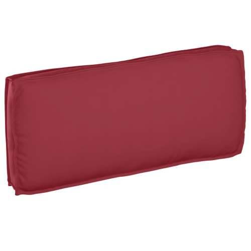 Jastučić za palete za sjedalo/nazad vino crvena 120x50x12 cm Oxford tkanina Cijena