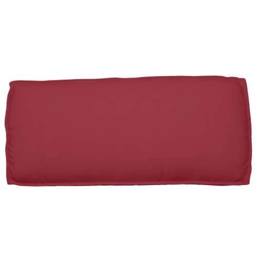 Jastučić za palete za sjedalo/nazad vino crvena 120x50x12 cm Oxford tkanina Cijena