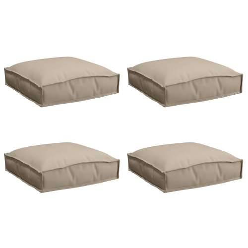 Jastučići za palete za sjedenje 4 komada Taupe 40x40x8 cm Oxford tkanina Cijena