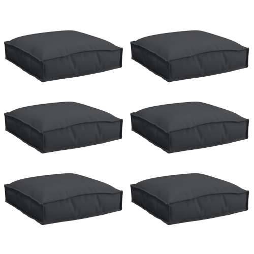Jastučići za palete za sjedenje 6 kom Crna 40x40x8 cm Oxford tkanina Cijena
