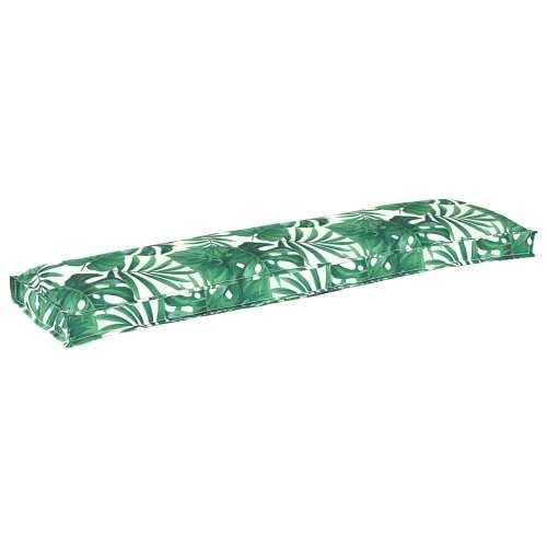 Jastučić za klupu s uzorkom lista 150x40x8 cm Oxford tkanina Cijena