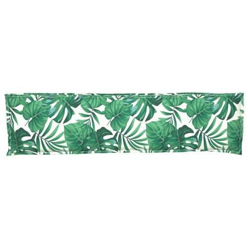 Jastučić za klupu s uzorkom lista 150x40x8 cm Oxford tkanina Cijena