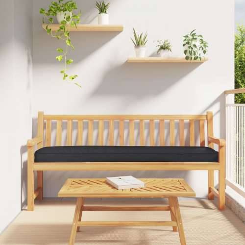 Jastučić za klupu crni 200x40x8 cm Oxford tkanina Cijena