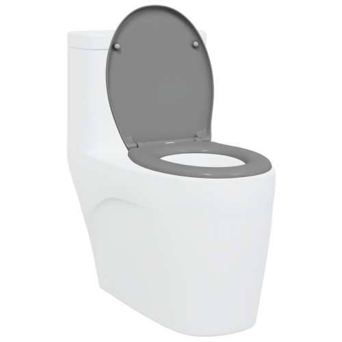 Brzoslaga sjedalo za WC s tiho zatvaranjem Duroplast Sivo Cijena