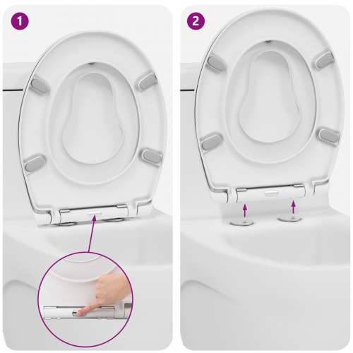WC sjedalo za obitelj s dječjim sjedalom Quick Release Duroplast Cijena