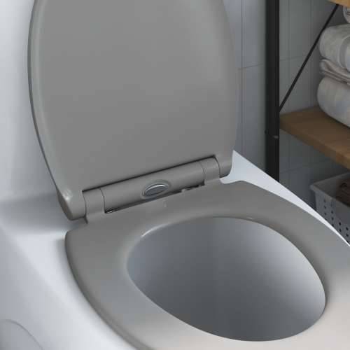 Brzo Oslobađanje WC Daska s Mekanim Zatvaranjem Duroplast Siva Cijena