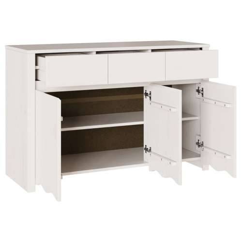 Sideboard ““DRAMMEN”” Bijela 114x43x75,5 cm Čvrsto drvo bor Cijena