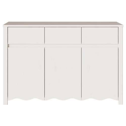 Sideboard ““DRAMMEN”” Bijela 114x43x75,5 cm Čvrsto drvo bor Cijena