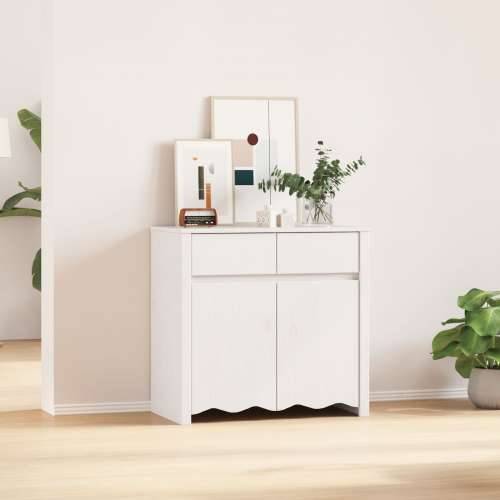 Sideboard ““DRAMMEN”” Bijela 79x43x75,5 cm Solidna Drvo Bor Cijena
