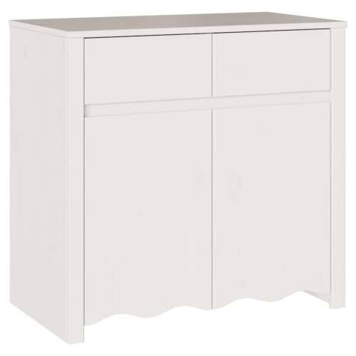 Sideboard ““DRAMMEN”” Bijela 79x43x75,5 cm Solidna Drvo Bor Cijena