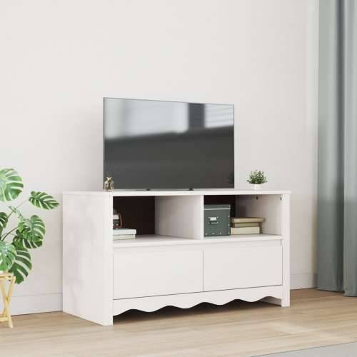 TV Kabinet “DRAMMEN” Bijela 99x43x55 cm Čvrsto drvo bor Cijena