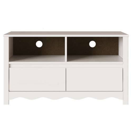 TV Kabinet “DRAMMEN” Bijela 99x43x55 cm Čvrsto drvo bor Cijena
