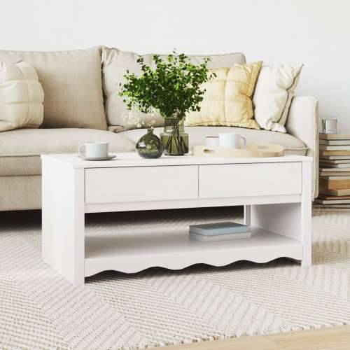 Stolić za kavu “DRAMMEN” Bijela 99x55x45 cm Čvrsto drvo bor Cijena