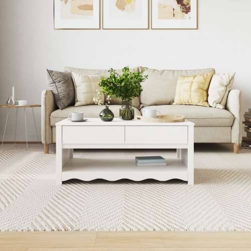 Stolić za kavu “DRAMMEN” Bijela 99x55x45 cm Čvrsto drvo bor Cijena