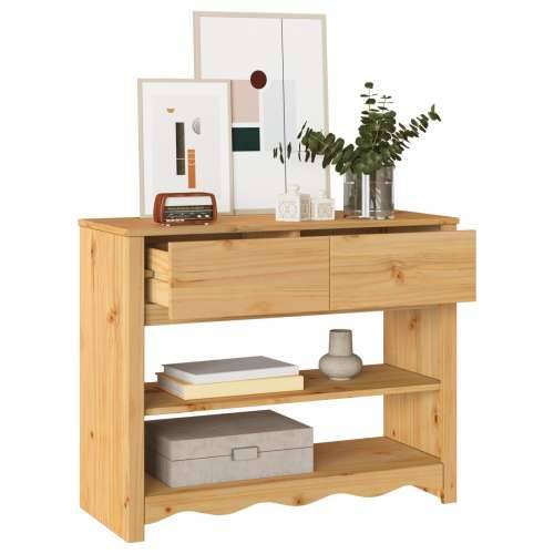 Konzolni stol “DRAMMEN” 89,5x37x73 cm Solidno drvo bor Cijena