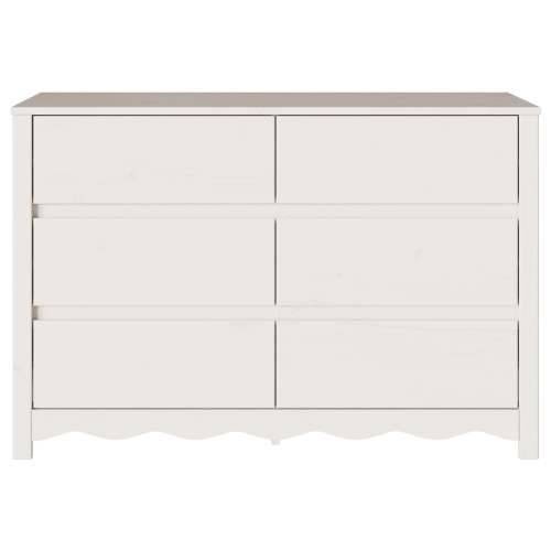 Komoda “DRAMMEN” Bijela 111x43x73,5 cm Čvrsto drvo bor Cijena