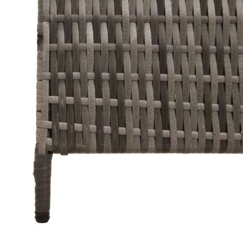 Pregrada 4 Panoa Sklopiva Siva 195x180 cm Poli Ratan Cijena