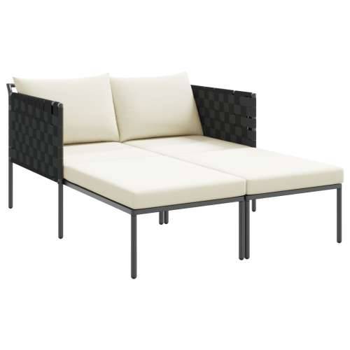 ležaljka s jastucima za 2 osobe antracit 115x153x69,5 cm čelik Cijena