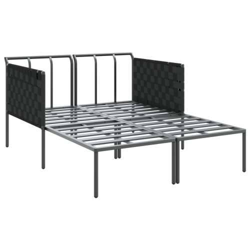 ležaljka s jastucima za 2 osobe antracit 115x153x69,5 cm čelik Cijena