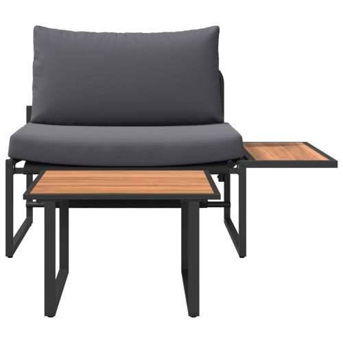 Set od 2 komada za vrt, sofa s jednim sjedalom i antracit jastucima Cijena