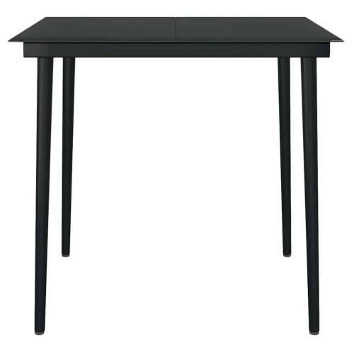 Vrtna garnitura - 5-dijelni vrtni blagovaonski set s jastucima poliratan i staklo - Smeđa 80 x 80 x 74 cm Da 4 Cijena