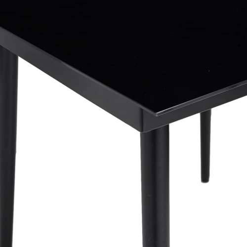 Vrtna garnitura - 5-dijelni vrtni blagovaonski set s jastucima od crnog - Crna 80 x 80 x 74 cm Da 4 Cijena