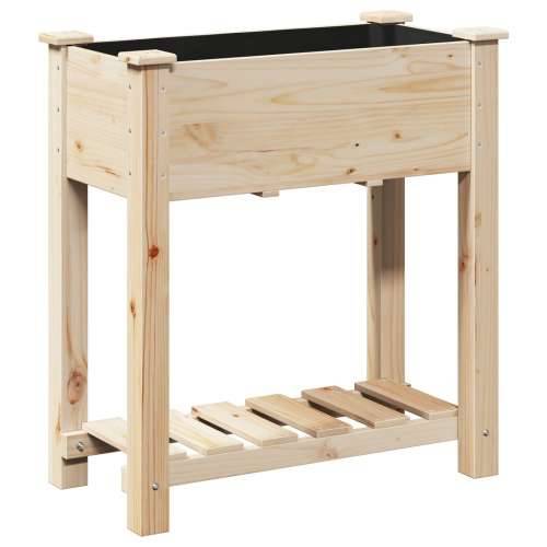 Vrtni saksija s policom 71x37x76 cm Solidna borovina Cijena