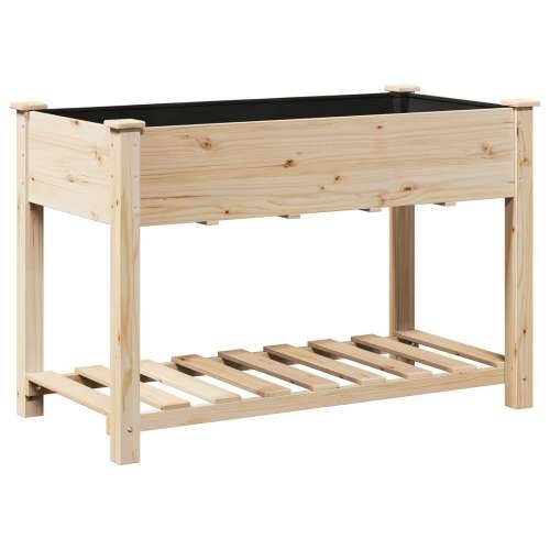 Vrtna posuda s policom 115x59x76 cm od čvrstog bora Cijena