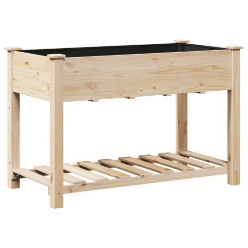 Vrtna posuda s policom 115x59x76 cm od čvrstog bora Cijena