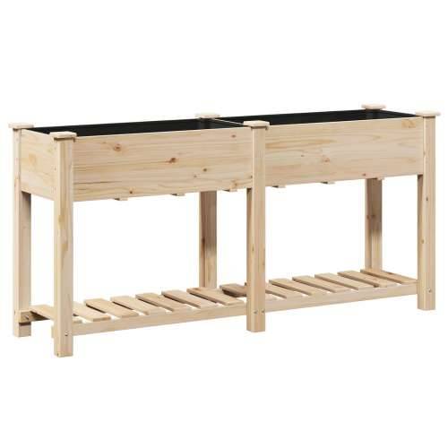 Vrtni saksija s policom 161x43x76 cm Čvrsto drvo bor Cijena