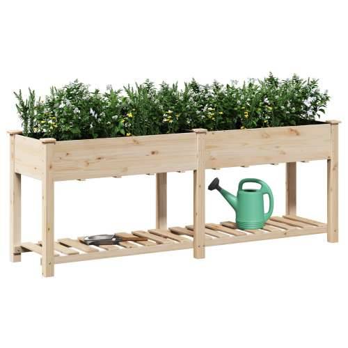 Vrtni Sadič s Policom 203x53x76 cm Čvrsto Drvo Smreke Cijena