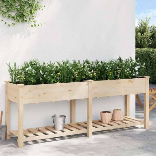 Vrtni Sadič s Policom 203x53x76 cm Čvrsto Drvo Smreke Cijena