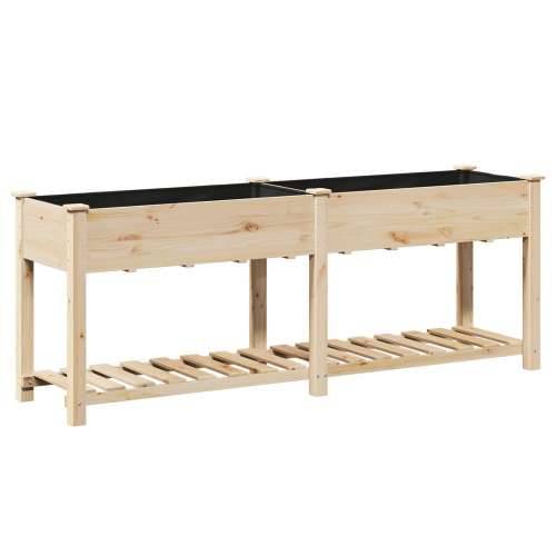 Vrtni Sadič s Policom 203x53x76 cm Čvrsto Drvo Smreke Cijena