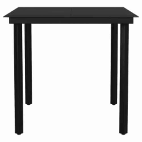 Vrtna garnitura - 3-dijelni vrtni blagovaonski set s jastucima poliratan i staklo - Smeđa i krem ​​bijela 80 x 80 x 74 cm 2 Cijena