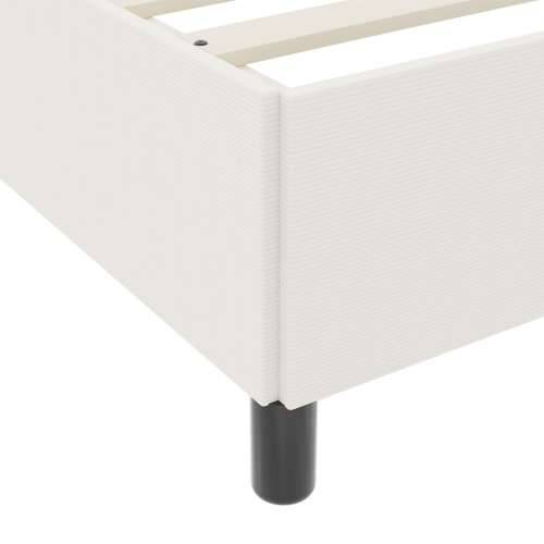Krevetna Konstrukcija Krem 80x200 cm Čorduroj Tkanina Cijena