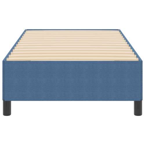 Krevet 90x190 cm Plava Tkanina od Žorža Cijena