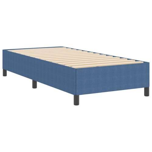 Krevet 90x190 cm Plava Tkanina od Žorža Cijena