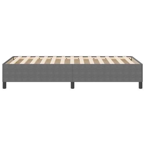 Krevet Lagana Siva 100x200 cm Udobna Tkanina Cijena