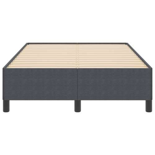 Krevet Tamnosivi 120x190 cm Od Corduroy Tkanine Cijena