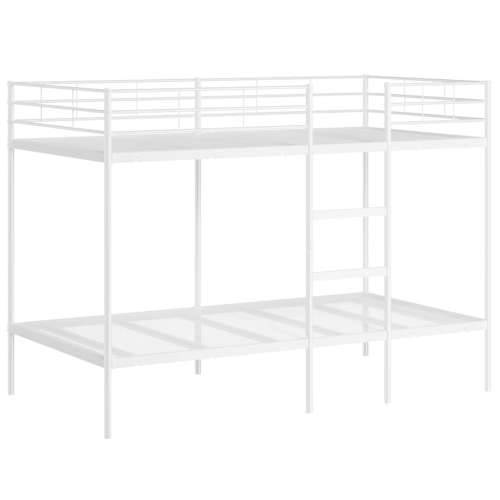 Krevet na kat bez madraca bijeli 107x203 cm čelik - Bijela 107 x 203 cm Cijena