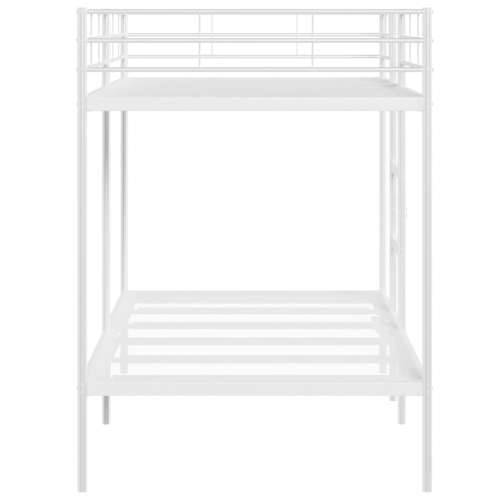 Krevet na kat bez madraca bijeli 107x203 cm čelik - Bijela 107 x 203 cm Cijena