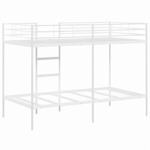 Krevet na kat bez madraca bijeli 107x203 cm čelik - Bijela 107 x 203 cm Cijena