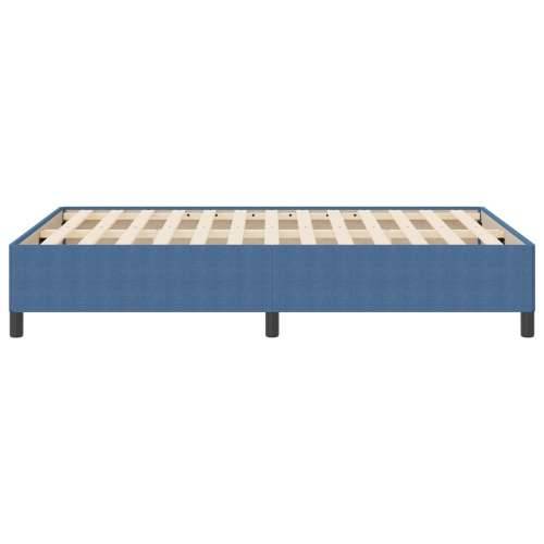 Krevet Plavi 140x200 cm Corduroy Tkanina Cijena