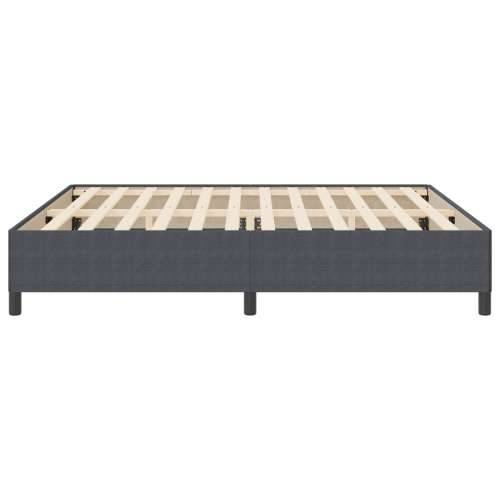 Krevetna konstrukcija Tamnosiva 200x200 cm Od Corduroy tkanine Cijena