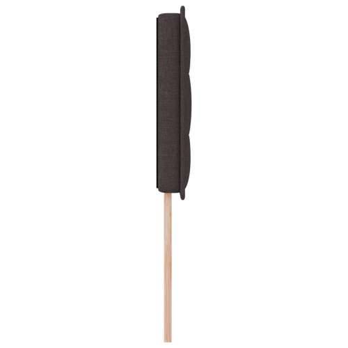 Naslon za glavu s dizajnom linija tamnosmeđi 90 cm tkanina Cijena