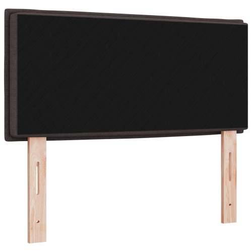 Naslon za glavu s dizajnom linija tamnosmeđi 90 cm tkanina Cijena
