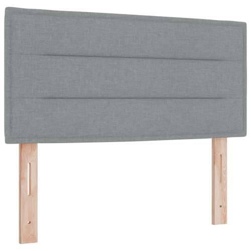 Naslon za glavu sa linijskim dizajnom svjetlosiva 100 cm tkanina Cijena