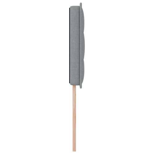 Naslon za glavu sa linijskim dizajnom svjetlosiva 100 cm tkanina Cijena