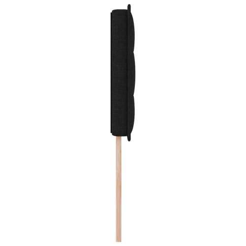 Naslon za glavu s linijama dizajna Crna 100 cm Tkanina Cijena