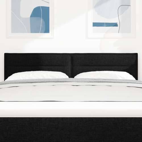 Tapecirani naslon za glavu s linijama crne boje 160 cm Cijena
